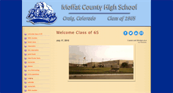 Desktop Screenshot of moffatcountyhighschool65.com