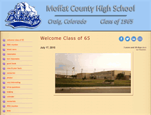 Tablet Screenshot of moffatcountyhighschool65.com